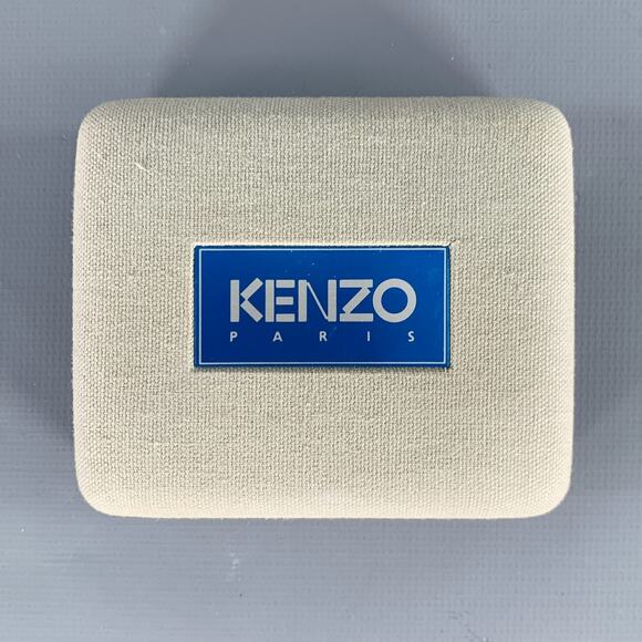 KENZO Gold Metal Monogram Cuff Links Tie Clip Set - Picture 5 of 6